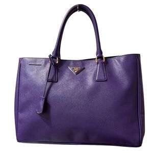 🔥EUC Prada Saffiano Lux Leather Purple Tote